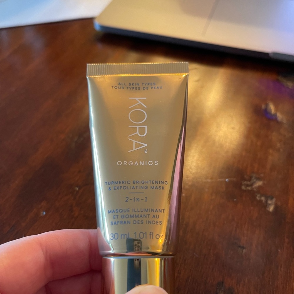 NWT Mini Kora Organics Brightening Exfoliator - Picture 3 of 5